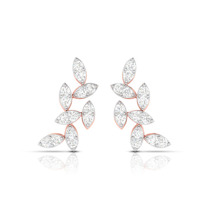 Leaf Vine Climber Earrings