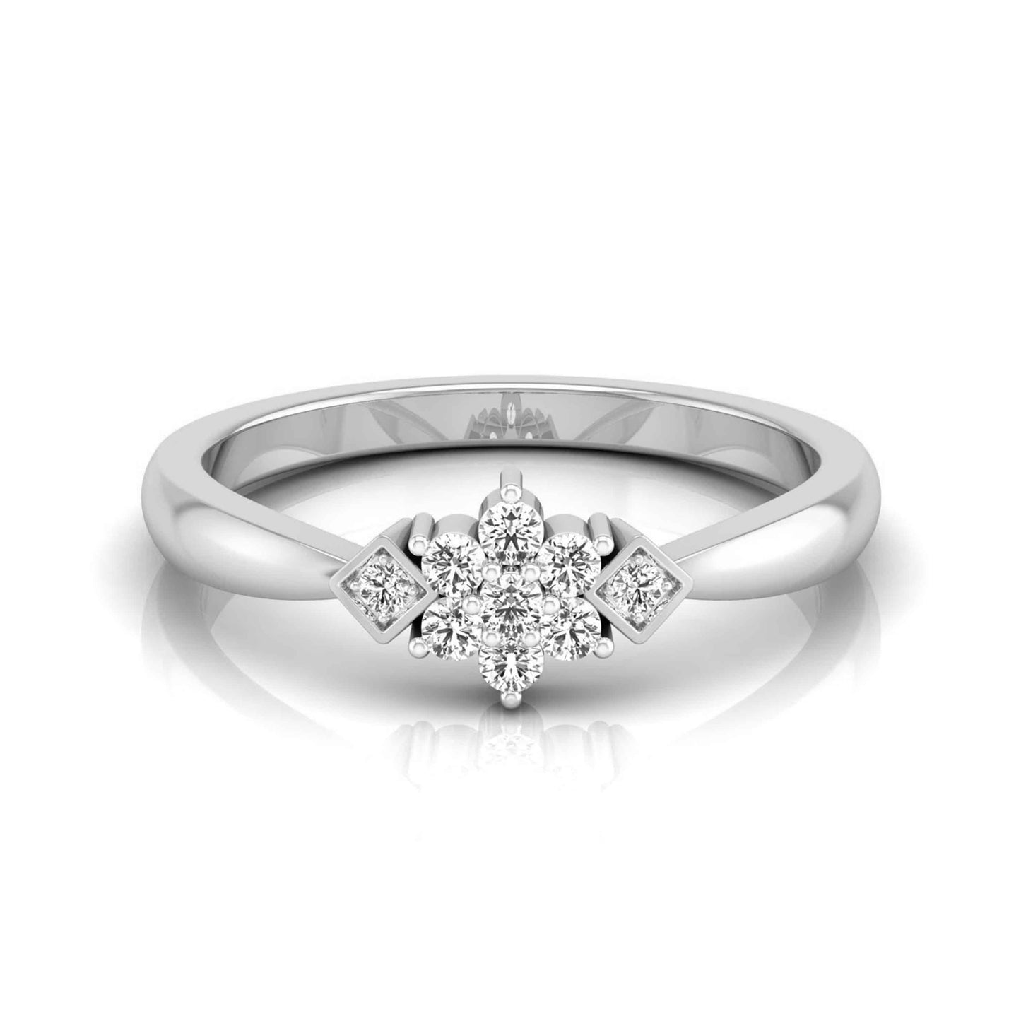 Marquise Blossom Cluster Ring