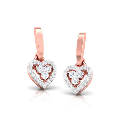Heart Halo Trio Earrings