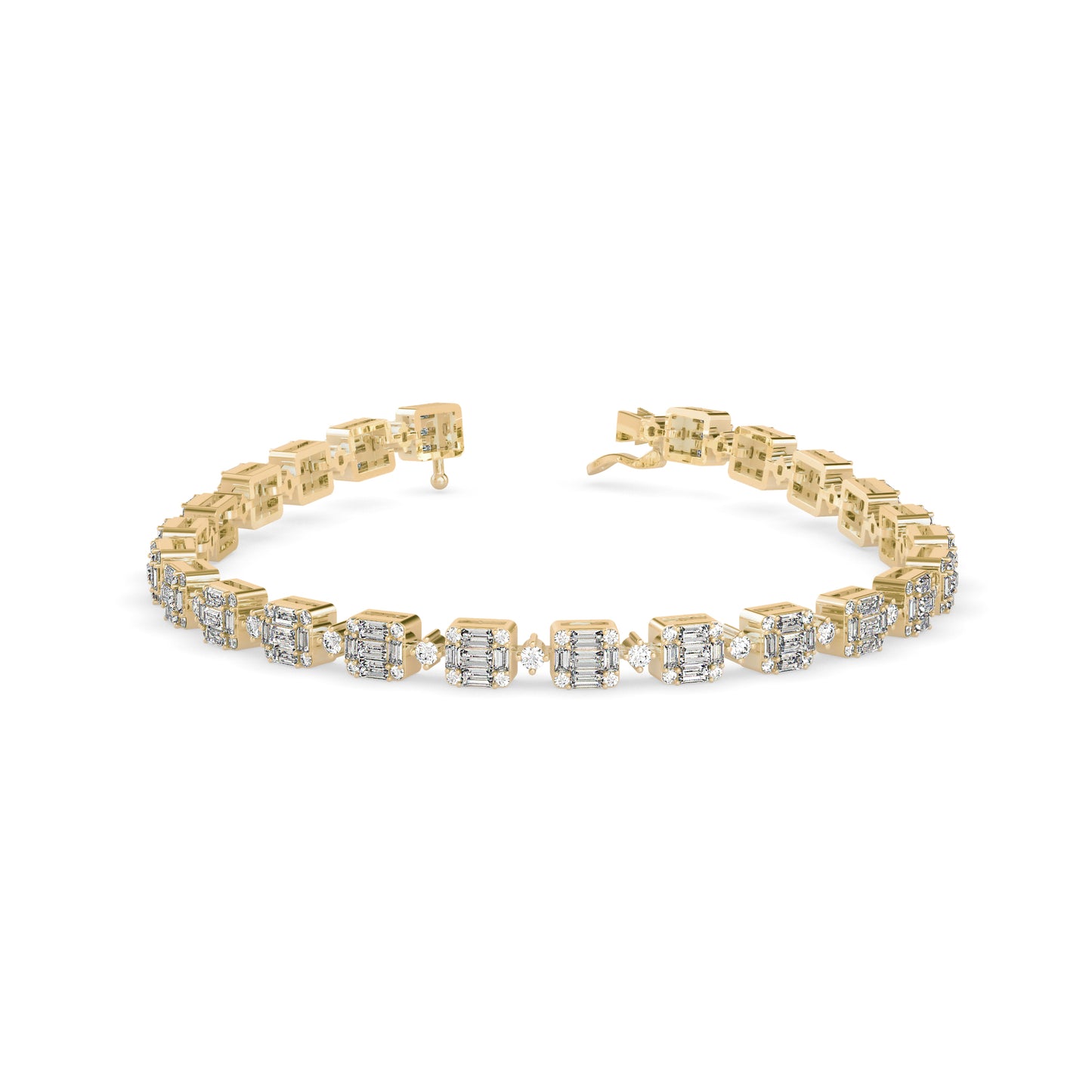 Pavé Link Diamond Bracelet