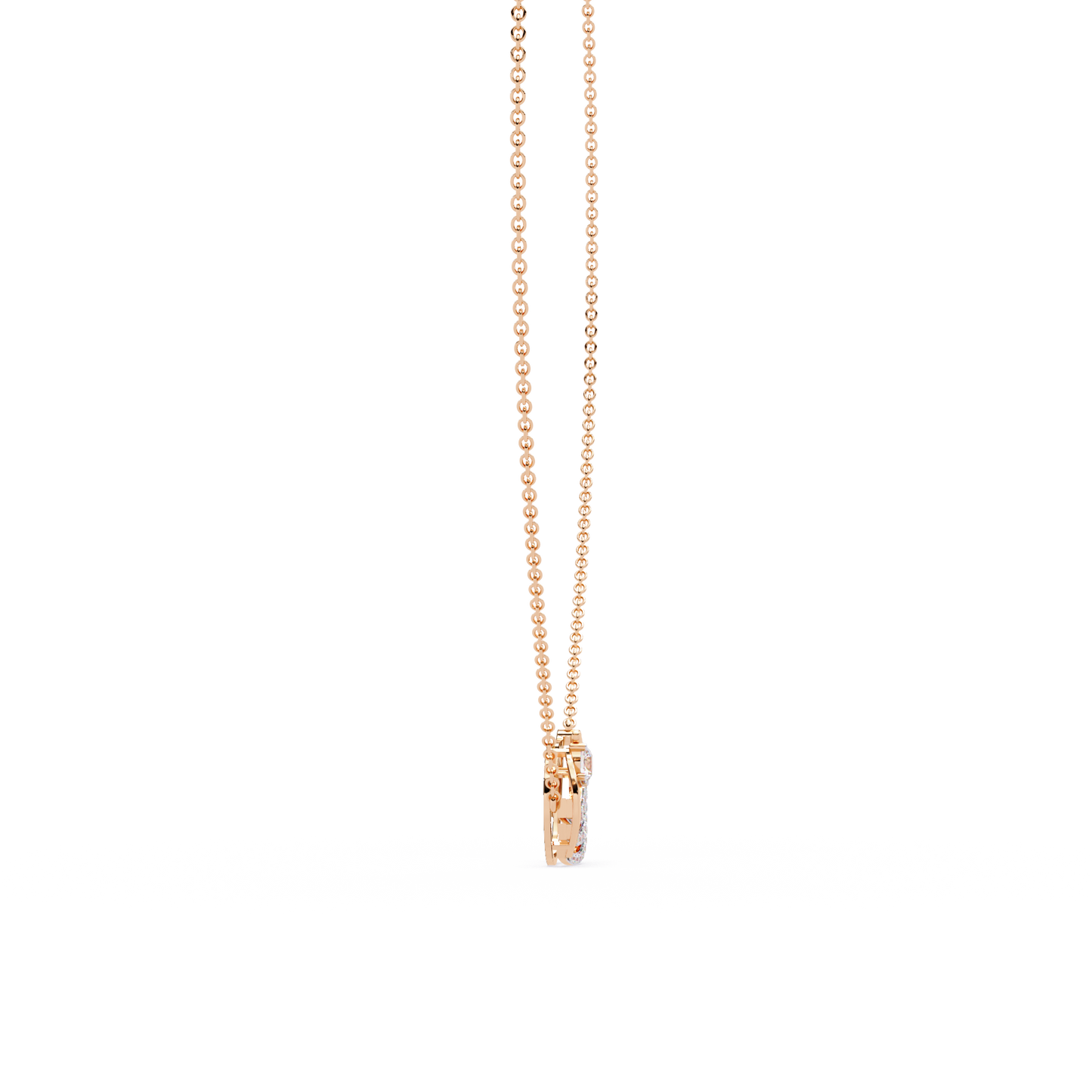 Petite Swan Diamond Necklace