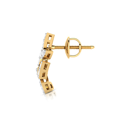 Leaf Vine Climber Earrings