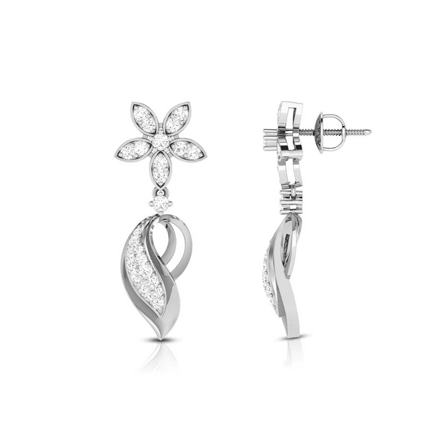Blossom Flame Drop Earrings