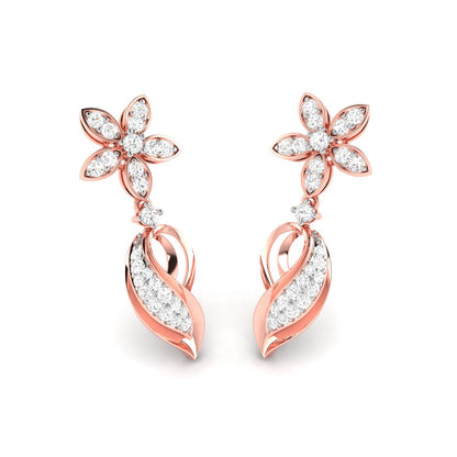 Blossom Flame Drop Earrings