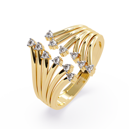 Scattered Multi-Row Ring