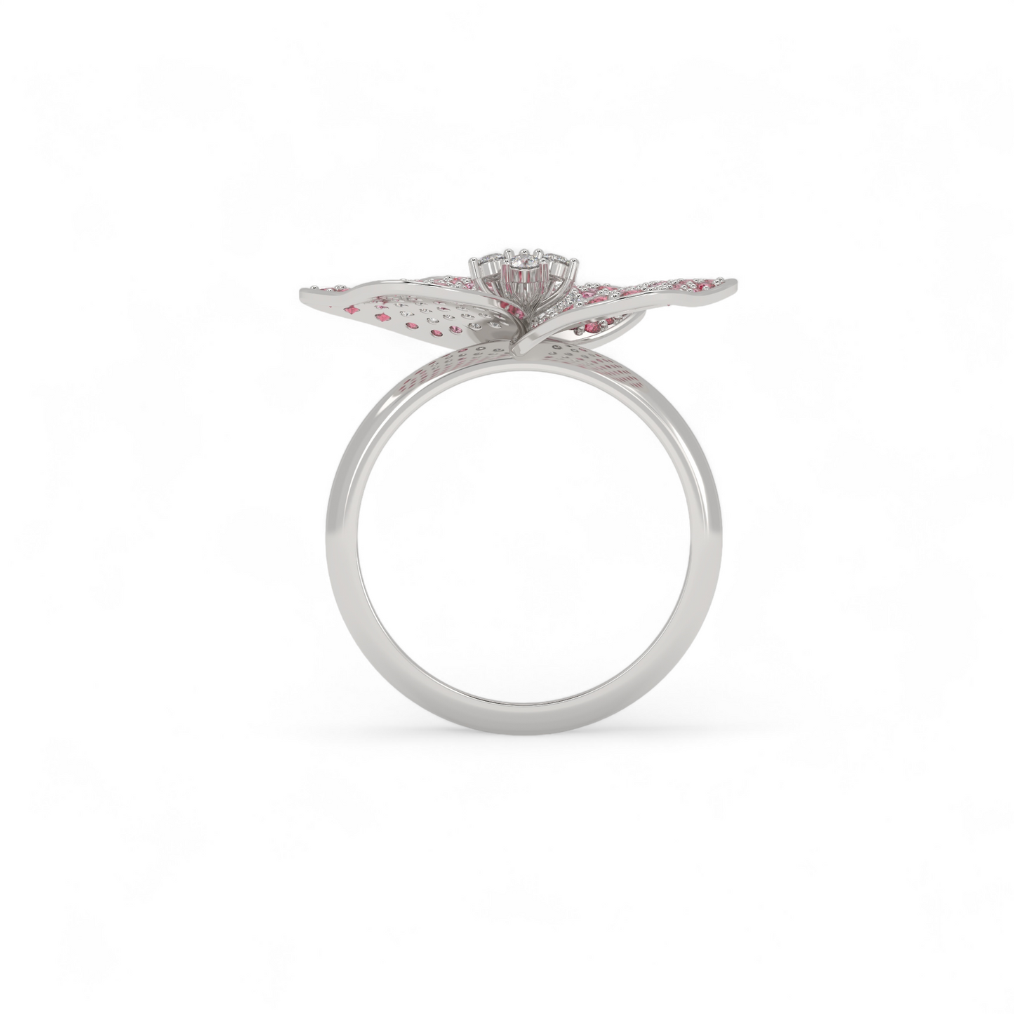 Pink Petal Blossom Ring