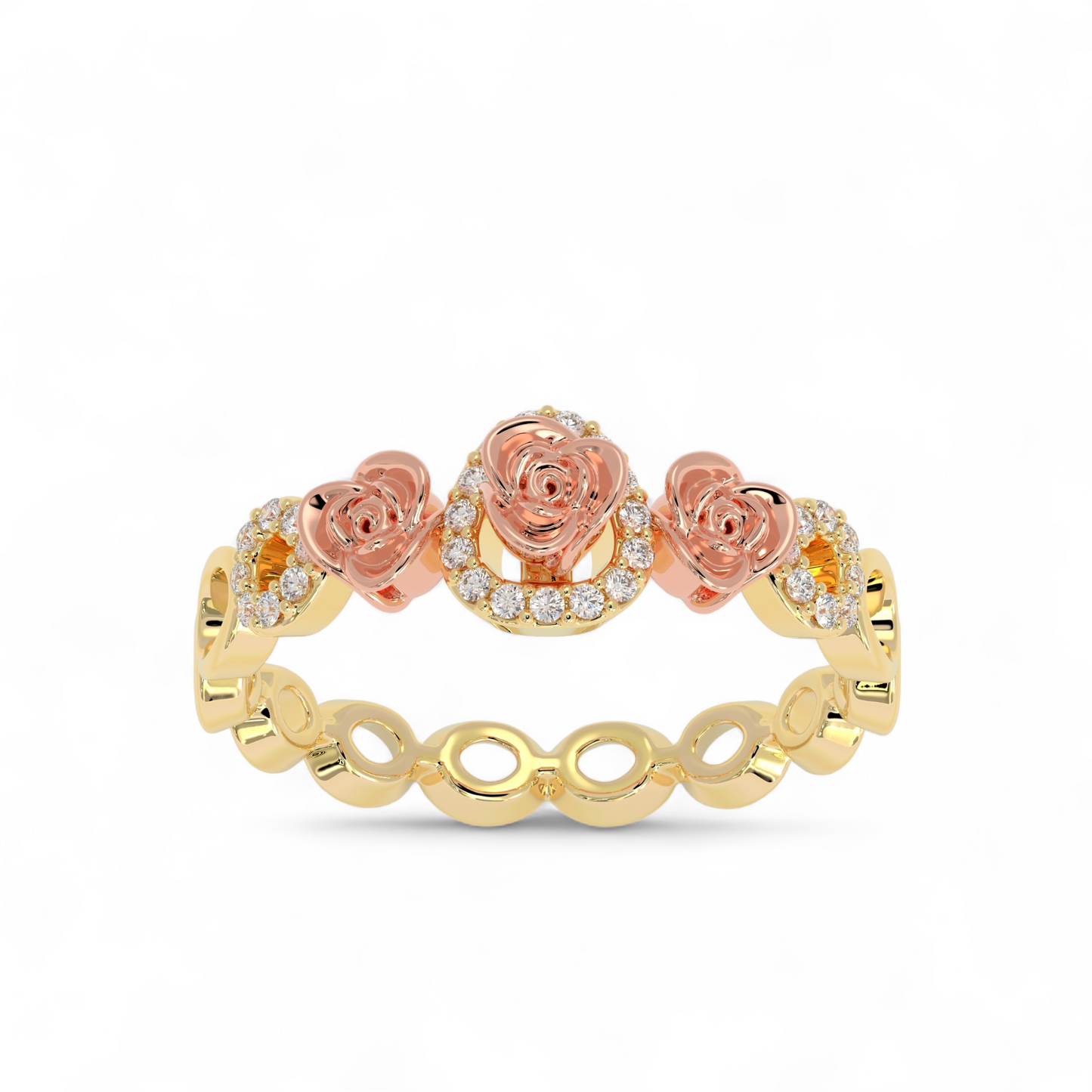Rose Garden Band Ring - Origine Diamonds lab-grown diamond jewellery