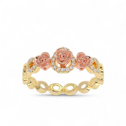 Rose Garden Band Ring - Origine Diamonds lab-grown diamond jewellery