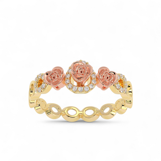 Rose Garden Band Ring - Origine Diamonds lab-grown diamond jewellery