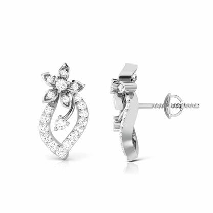 Blossom Leaf Drop Earrings