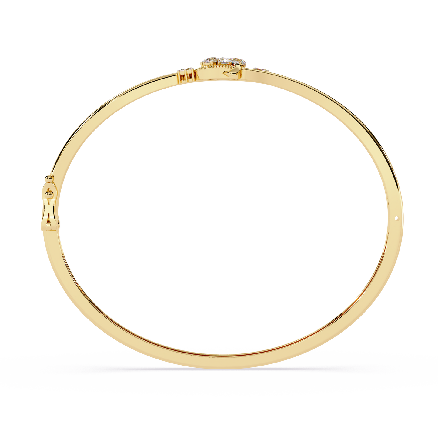 Halo Solitaire Bypass Bangle