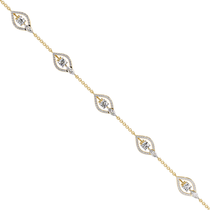 Marquise Station Chain Bracelet