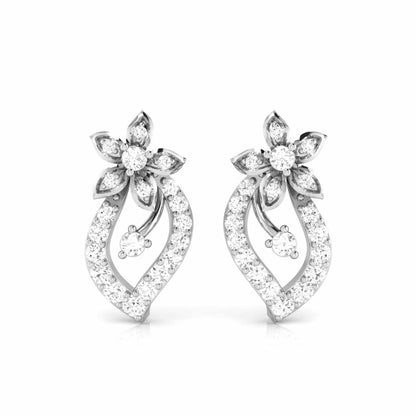 Blossom Leaf Drop Earrings
