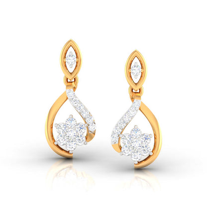 Infinity Blossom Drop Earrings