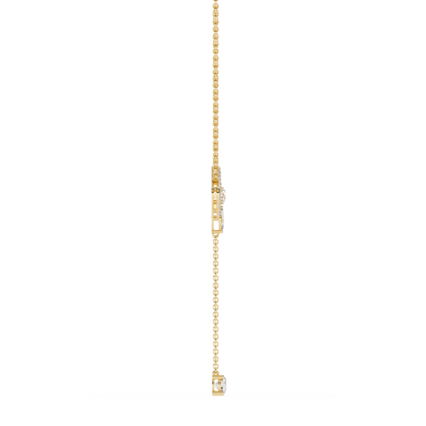 Marquise Lariat Drop Necklace
