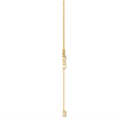 Marquise Lariat Drop Necklace