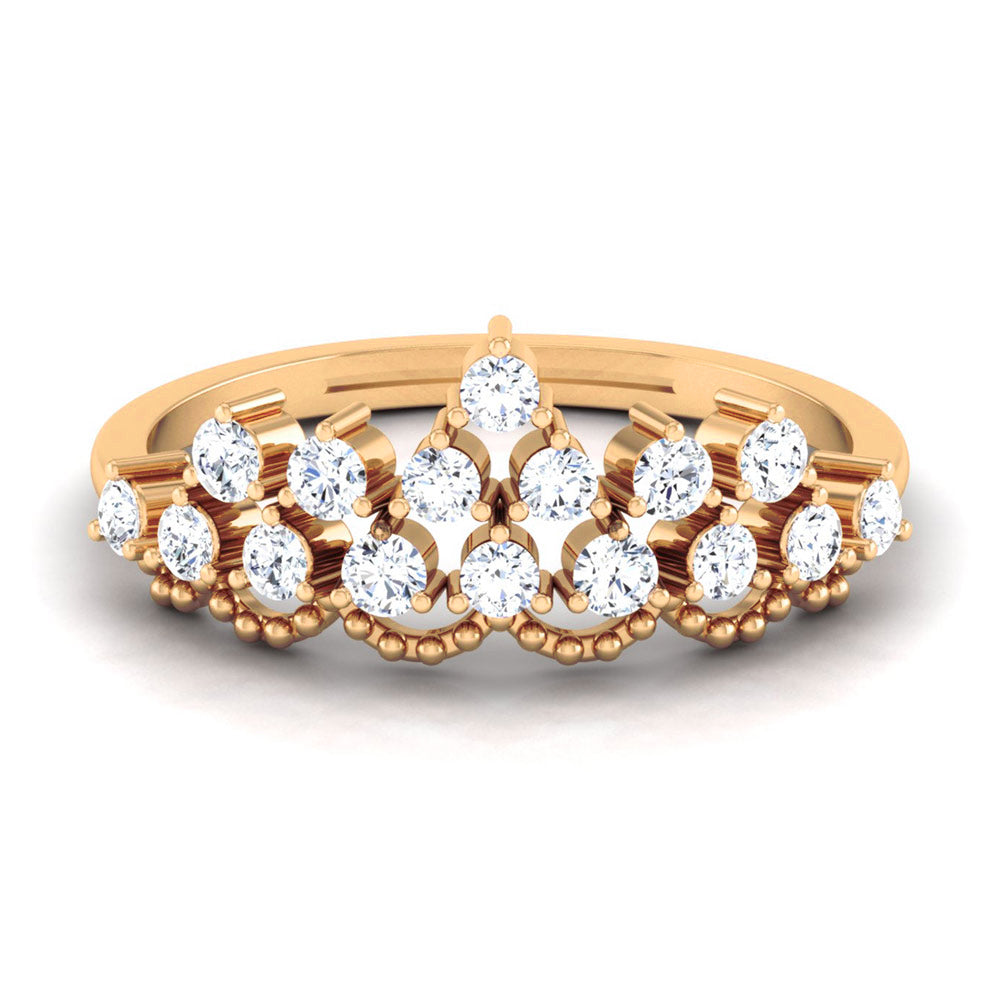 Tiara Cluster Diamond Ring
