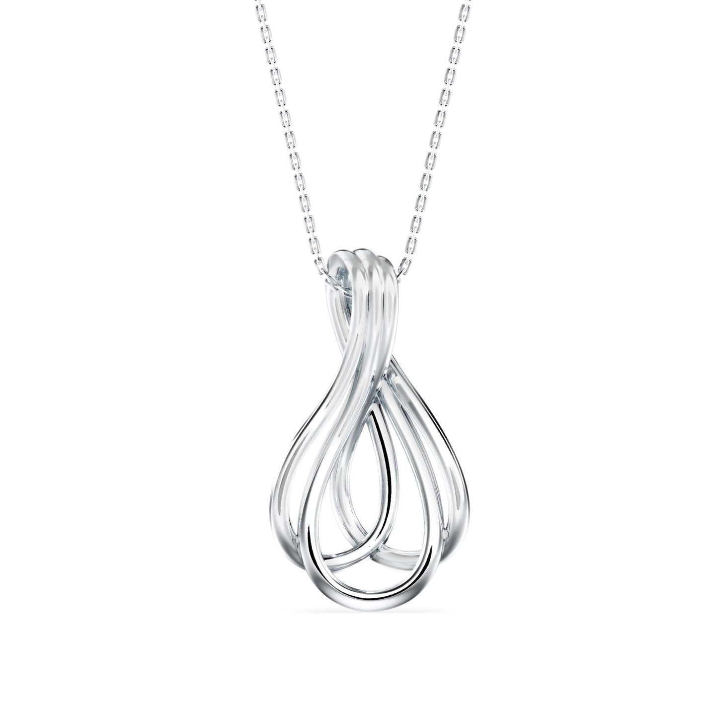 Ribbon Teardrop Pendant