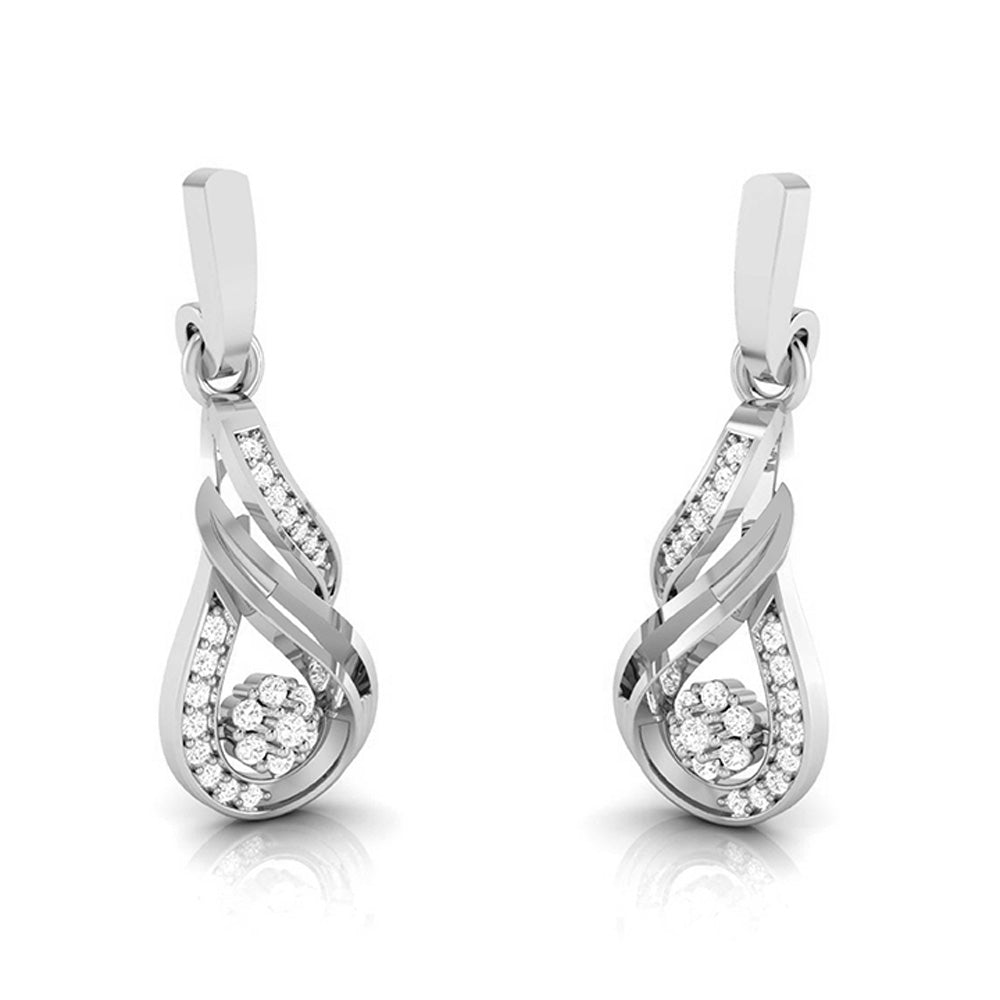 Infinity Swirl Blossom Earrings