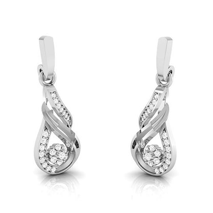 Infinity Swirl Blossom Earrings