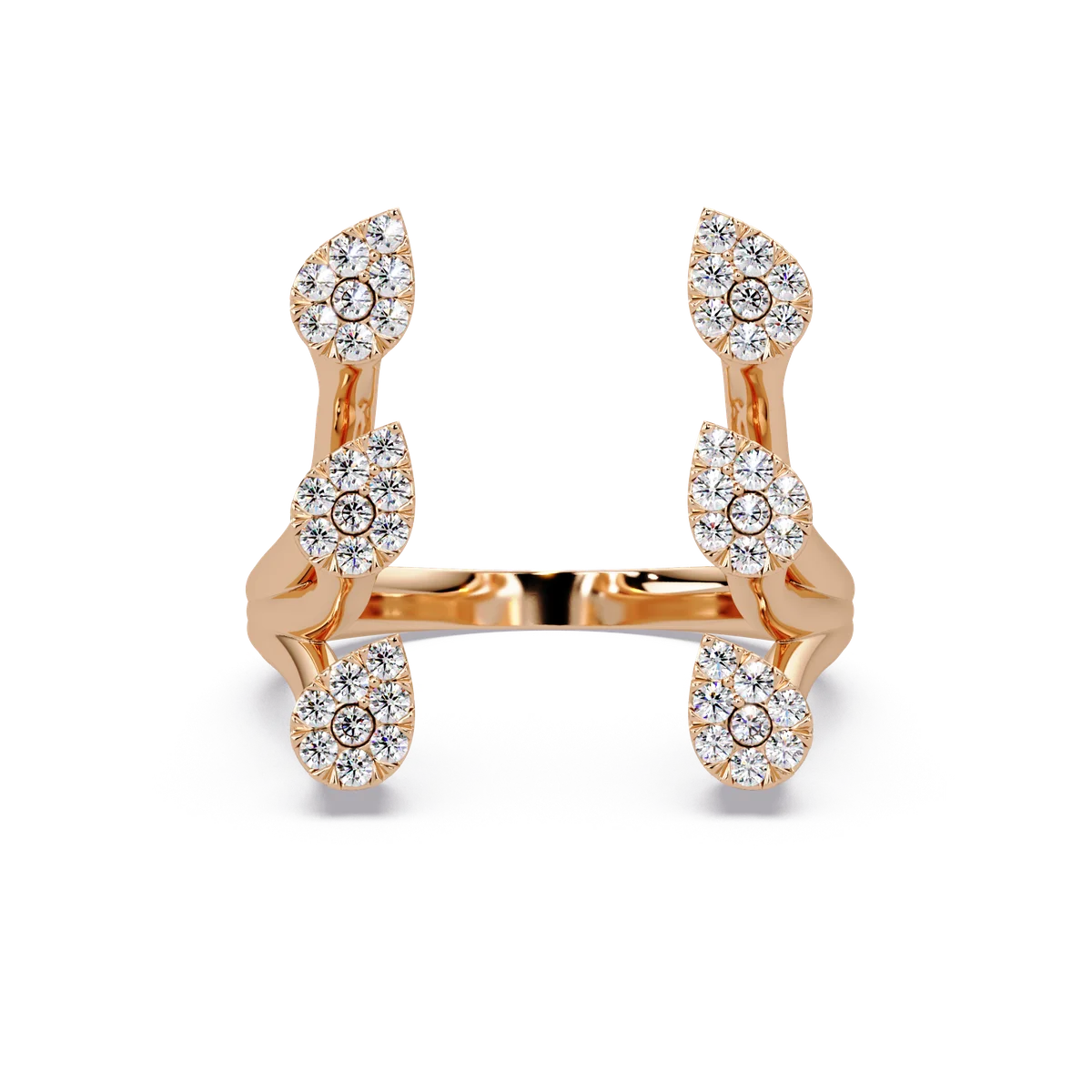 Open Petal Cluster Ring - Origine Diamonds lab-grown diamond jewellery