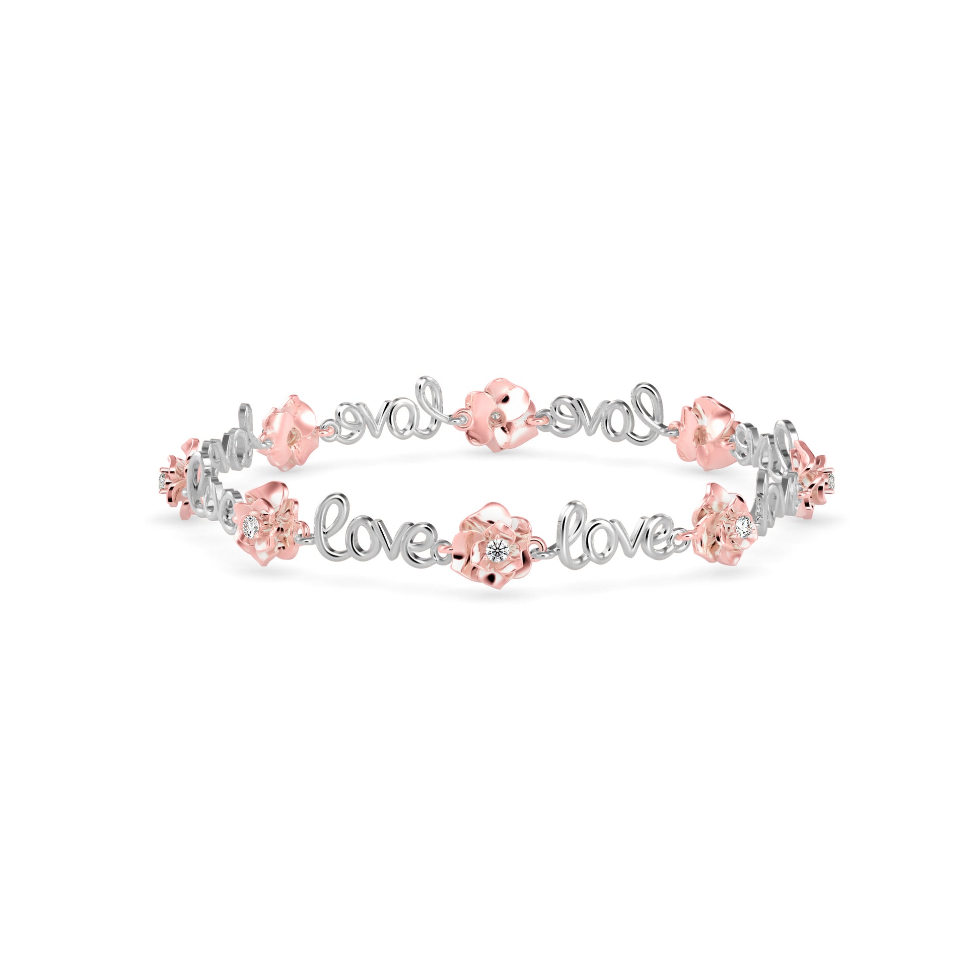 Blossom Love Diamond Bracelet - Origine Diamonds lab-grown diamond jewellery