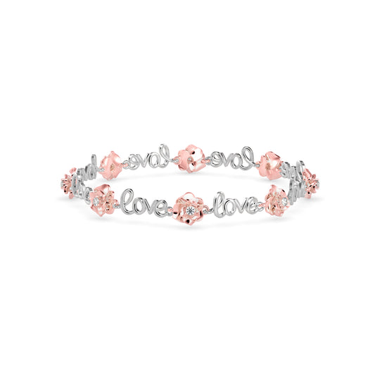 Blossom Love Diamond Bracelet - Origine Diamonds lab-grown diamond jewellery