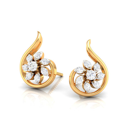 Paisley Blossom Swirl Earrings