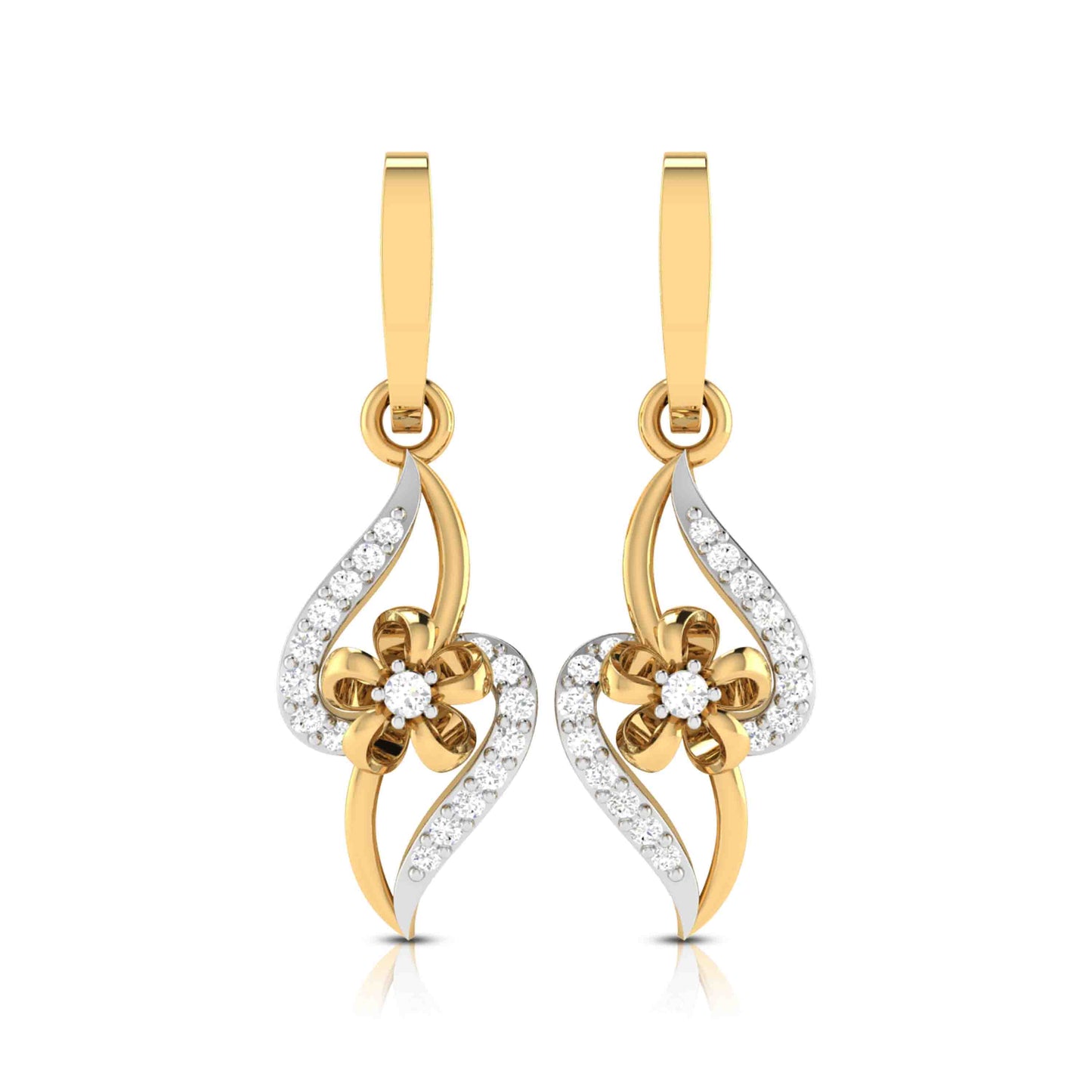 Twist Blossom Drop Earrings