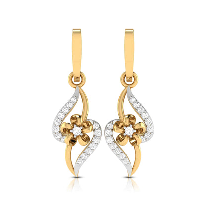 Twist Blossom Drop Earrings