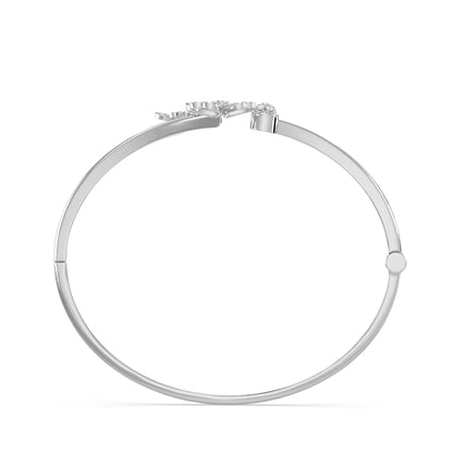 Petal Cluster Diamond Bangle