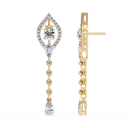 Marquise Cascade Drop Earrings
