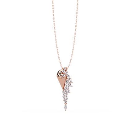 Cornet Diamond Spray Pendant
