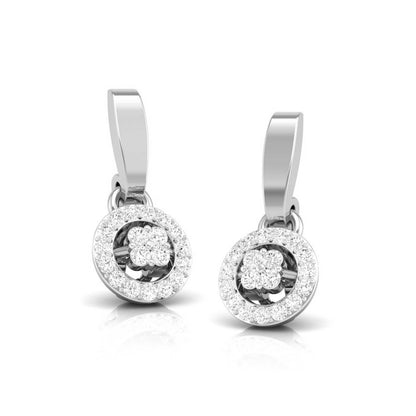 Halo Blossom Drop Earrings