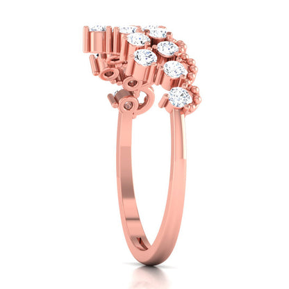 Tiara Cluster Diamond Ring