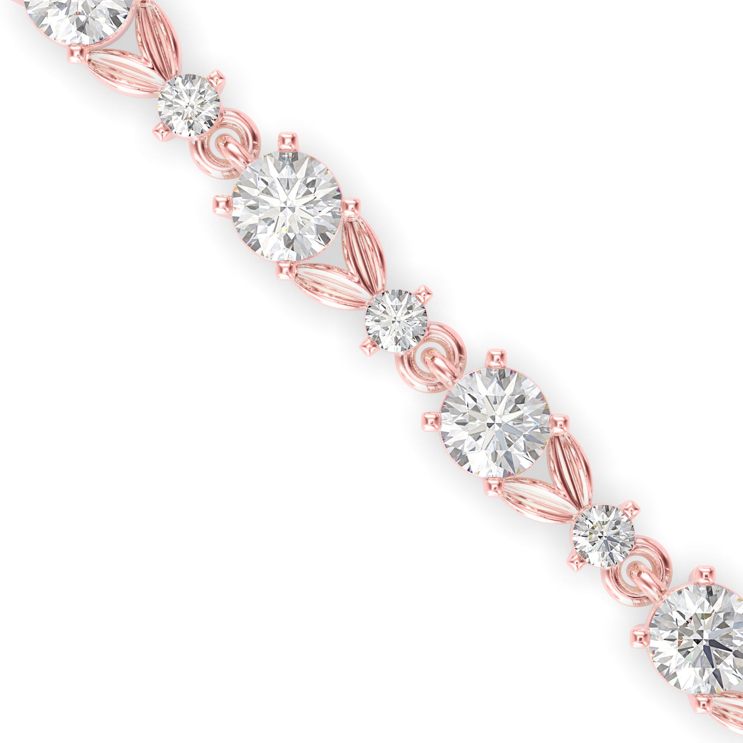 Classic Rose Tennis Bracelet