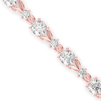Classic Rose Tennis Bracelet