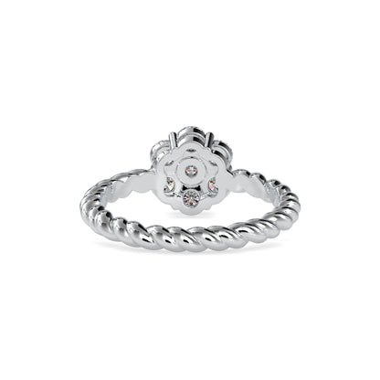 Rope Blossom Cluster Ring
