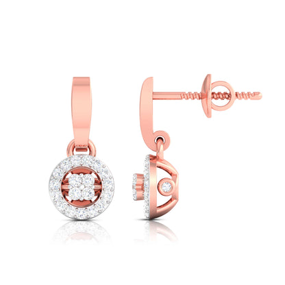 Halo Blossom Drop Earrings