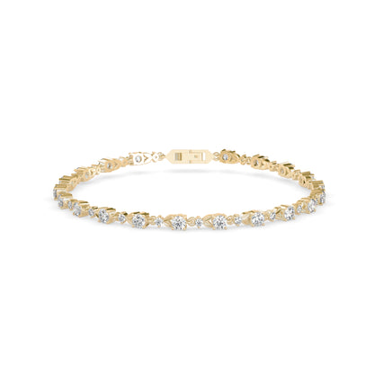 Classic Rose Tennis Bracelet