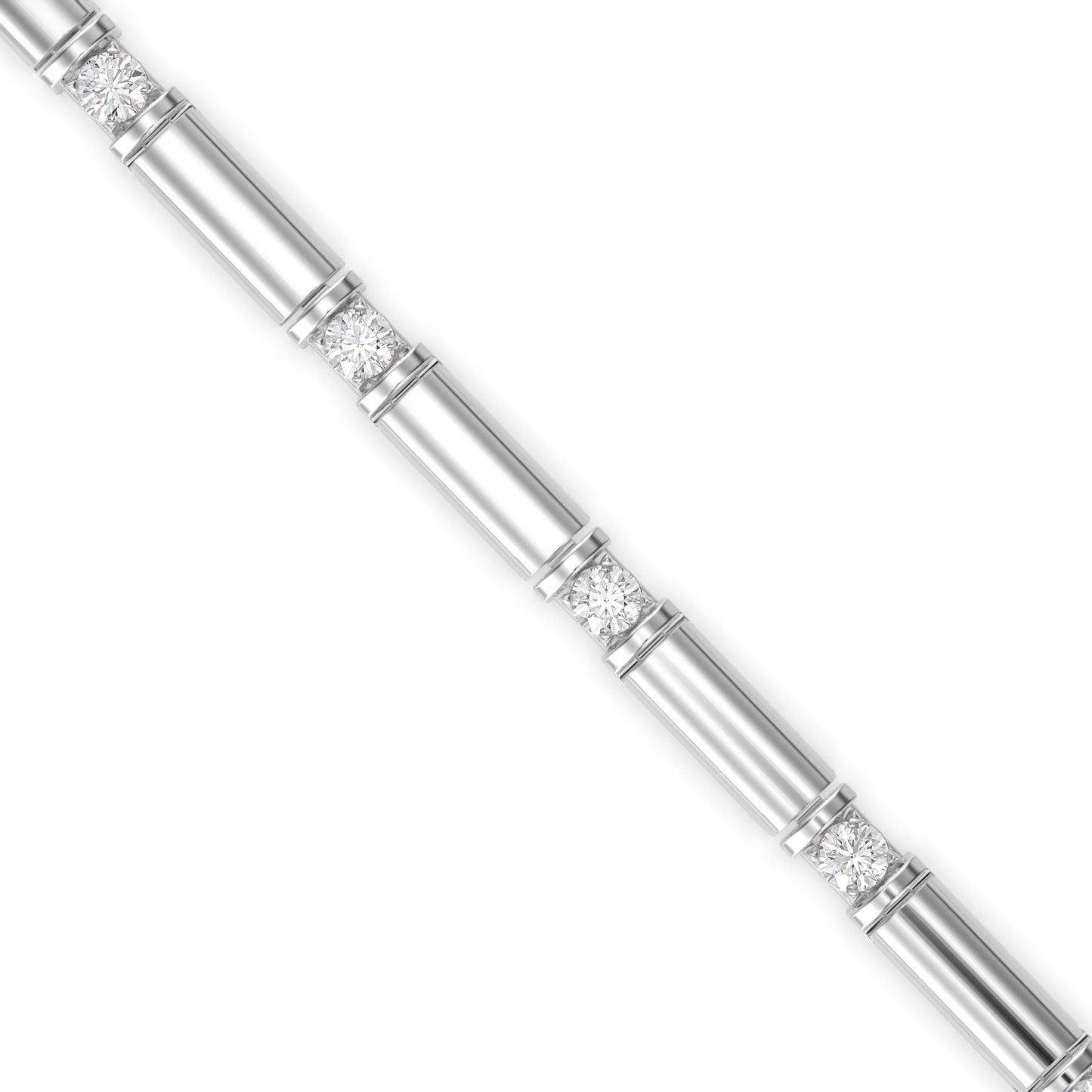 Bar Link Diamond Bracelet