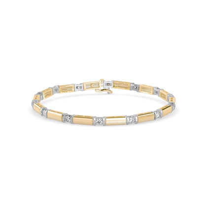 Bar Link Diamond Bracelet