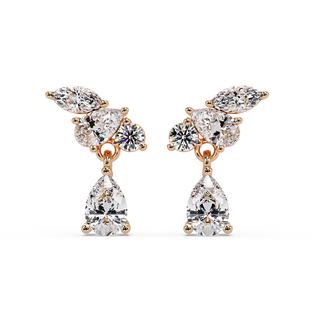 Stepping Stone Trilogy Earrings