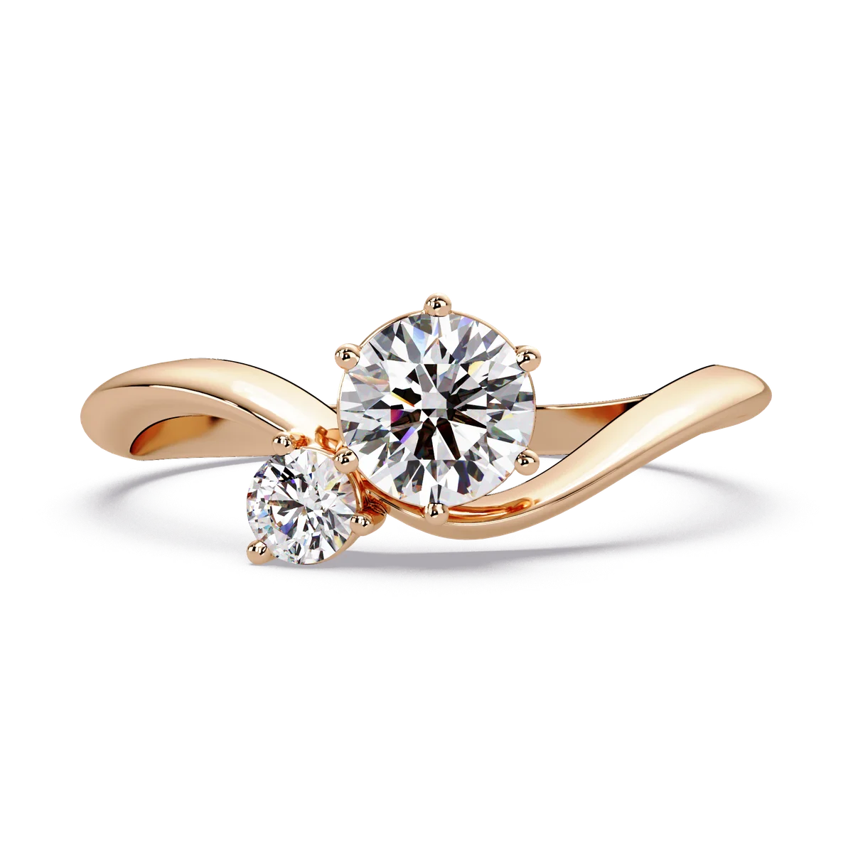 Whispered Embrace Diamond Ring - Origine Diamonds lab-grown diamond jewellery