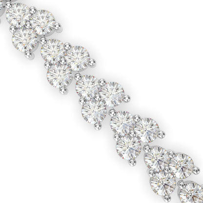 Petal Tennis Diamond Bracelet