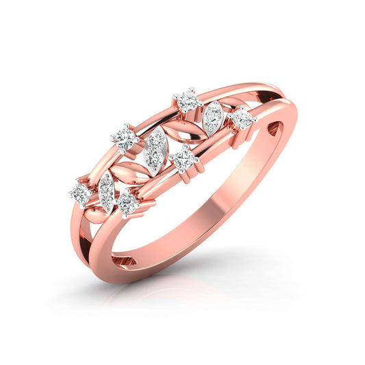 Scattered Blossom Vine Ring - Origine Diamonds lab-grown diamond jewellery