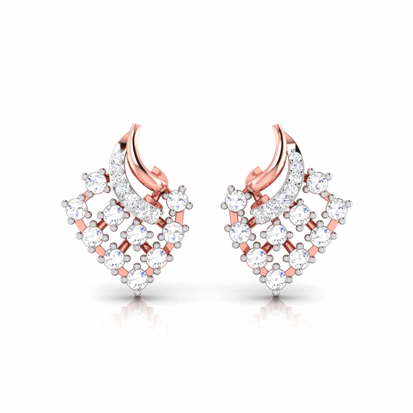 Kite Cluster Stud Earrings