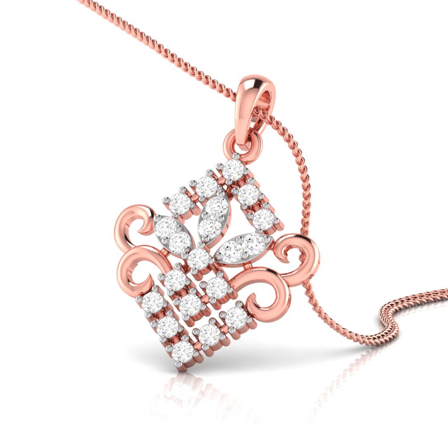 Filigree Kite Cluster Pendant
