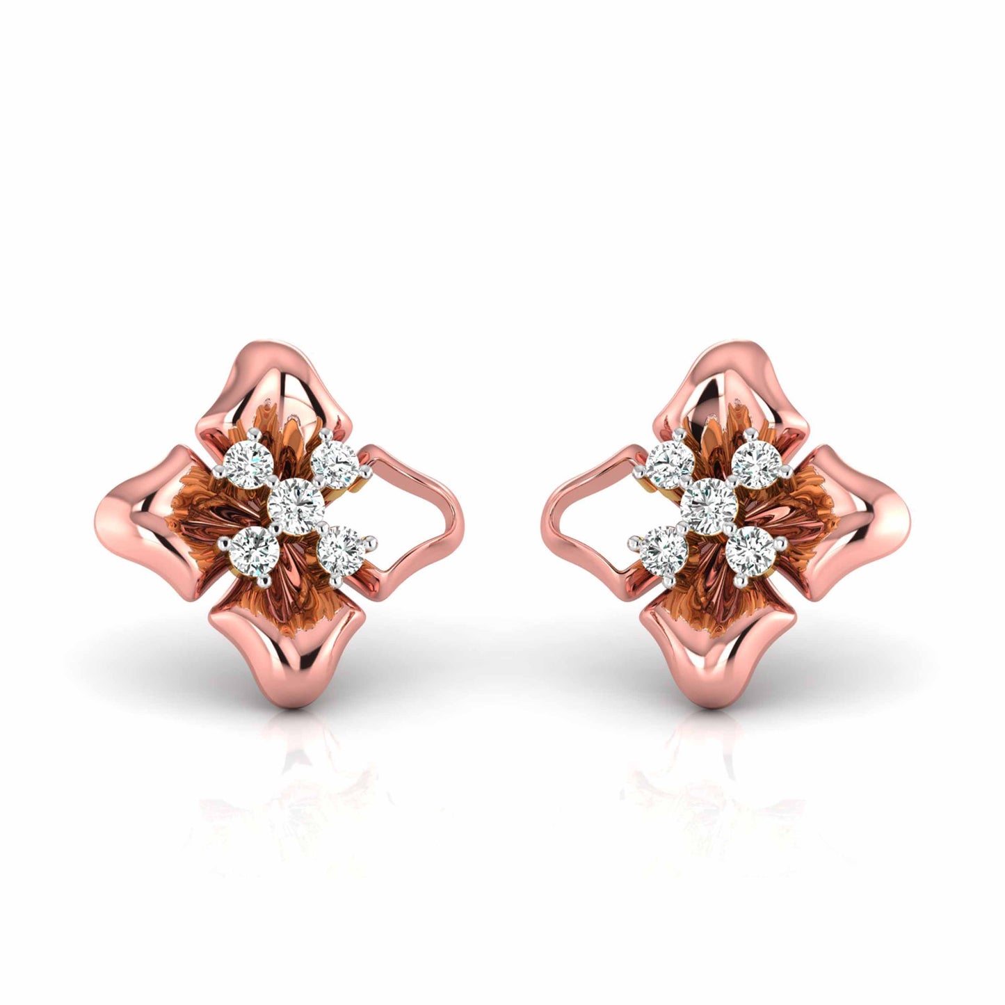 Quatrefoil Blossom Studs