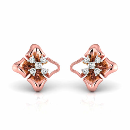 Quatrefoil Blossom Studs